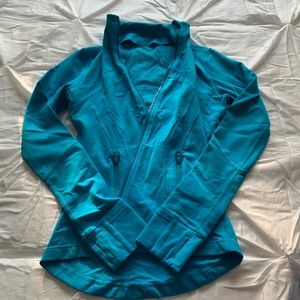 NWOT Lululemon Define Jacket Sz 4 Turquoise Blue